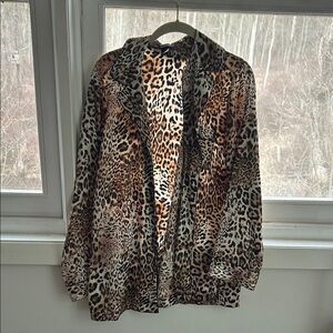 2 piece satin leopard print Victoria’s Secret pajama set